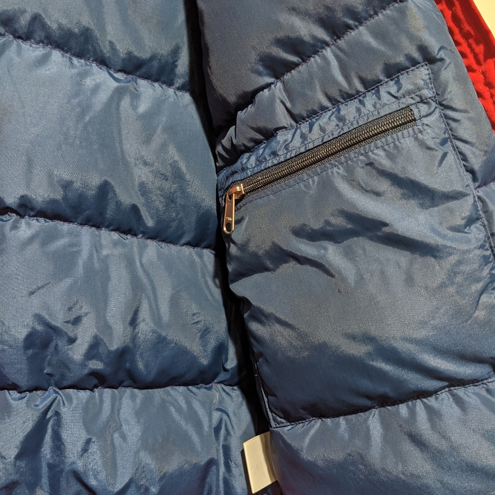 VTG North Face Goose Down 80s//90s Ski Snow Jacket XL Red Very good Condition - Picture 5 of 14